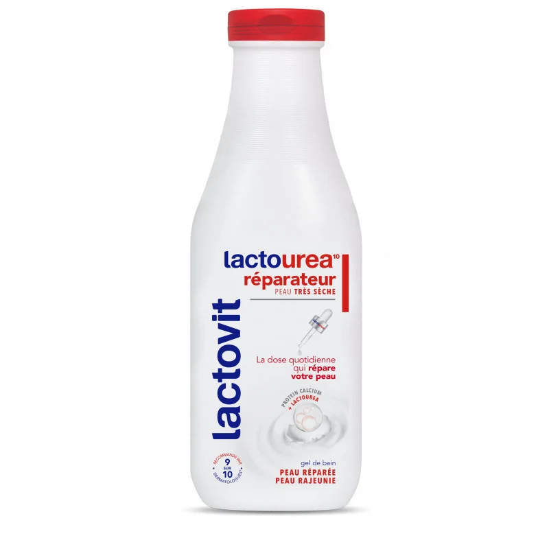 Gel nettoyant lactovit lactourea réparateur peau très sèche 600ml - Lactovit | Parfumerie & Parafumerie en ligne
