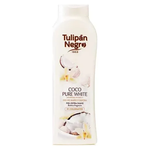 Gel douche tulipan negra coco pure white 650ml - Tulipan Negra | Parfumerie & Parafumerie en ligne