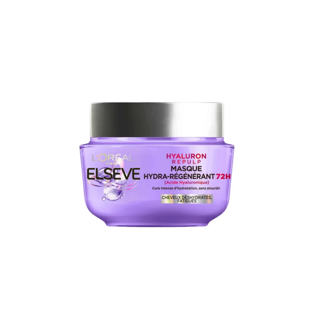 Masque l'oréal elseve hyaluron repulp hydrat régénérant cheveux déshydratés, fatigués 310ml - L'oréal | Parfumerie & Parafumerie en ligne