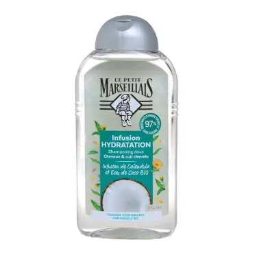 Le petit marseillais Le petit marseillais shampoing doux infusion hydratation 250ml - Parfum et cosmétiques authentiques en vente chez Choupinette para & parfumerie