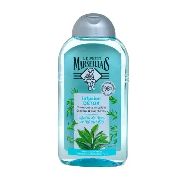 Le petit marseillais Le petit marseillais shampoing micellaire infusion détox 250ml - Parfum et cosmétiques authentiques en vente chez Choupinette para & parfumerie