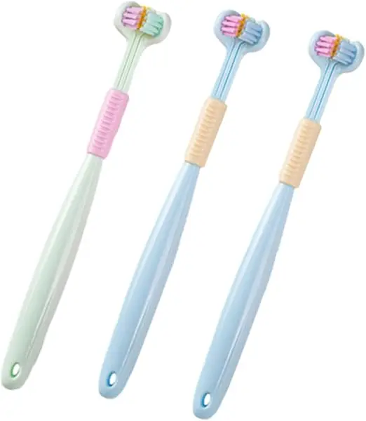  HANHOU Brosse à dents à triple tête poils souples hanhou - Parfum et cosmétiques authentiques en vente chez Choupinette para & parfumerie