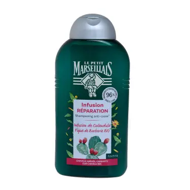Le petit marseillais Shampoing le petit marseillais  anti-casse infusion réparation 250ml - Parfum et cosmétiques authentiques en vente chez Choupinette para & parfumerie