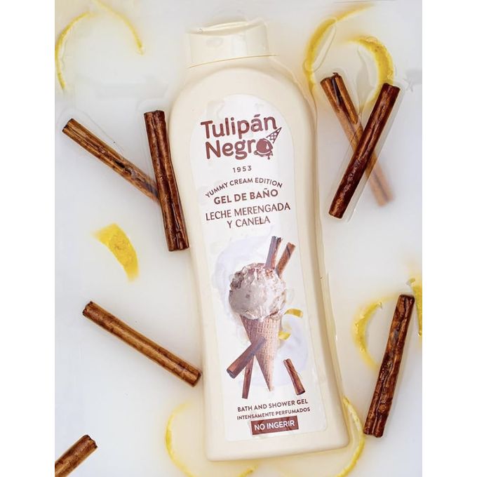 Gel douche tulipan negra leche meregada y canela glace et canelle 650ml - Tulipan Negra | Parfumerie & Parafumerie en ligne