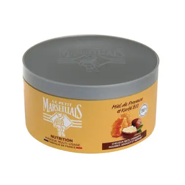 Le petit marseillais Le petit marseillais masque nutrition miel de provence et karité bio 300ml - Parfum et cosmétiques authentiques en vente chez Choupinette para & parfumerie