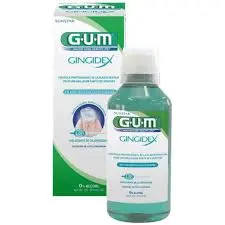 Bain de bouche gum gingidex prévention quotidienne 0% alcool 300ml - GUM | Parfumerie & Parafumerie en ligne