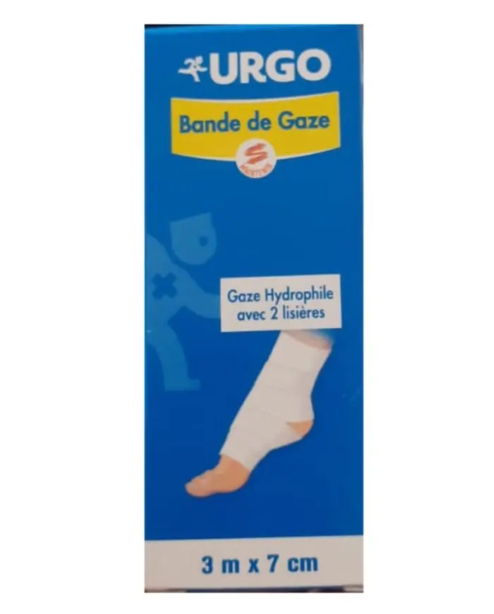 Bande de regard urgo hydrophile avec 2 lisières taille 3m 7cm - Urgo | Parfumerie & Parafumerie en ligne