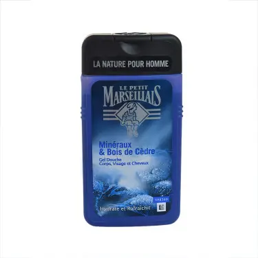 Le petit marseillais Le petit marseillais gel douche minéraux et bois de cèdre 250ml  - Parfum et cosmétiques authentiques en vente chez Choupinette para & parfumerie