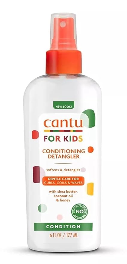Cantu Spray conditioning detangler cantu for kids with shea butter, coconut oil & honey 177ml  - Parfum et cosmétiques authentiques en vente chez Choupinette para & parfumerie