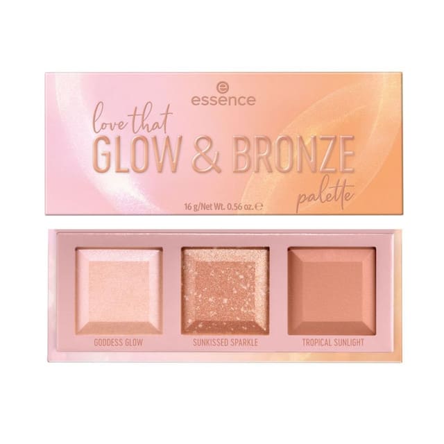 Palette essence love that glow & bronze highlighter et bronzeure  - Essence | Parfumerie & Parafumerie en ligne