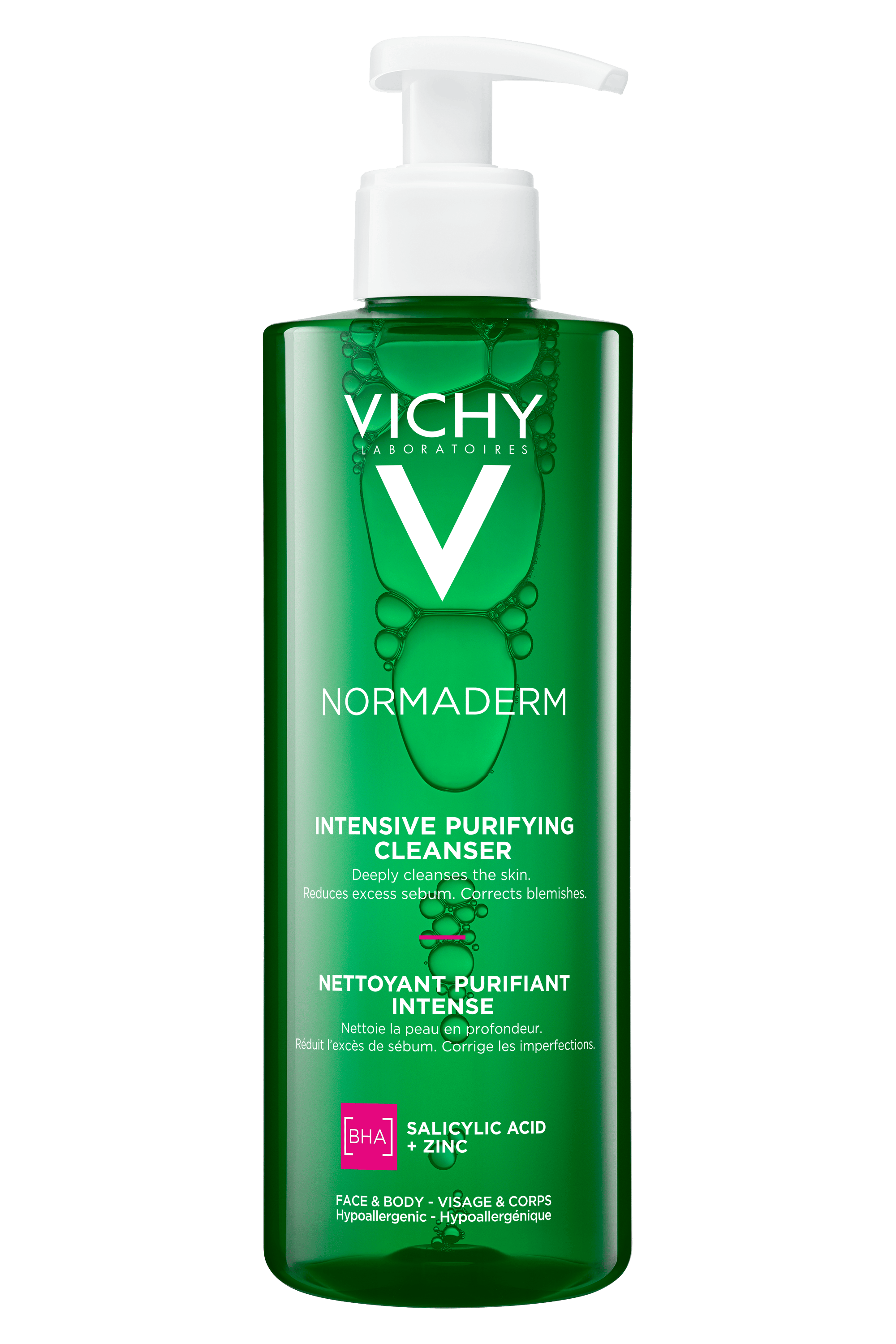 Gel purifiant intense vichy normaderm phytosolution 400ml - Vichy | Parfumerie & Parafumerie en ligne