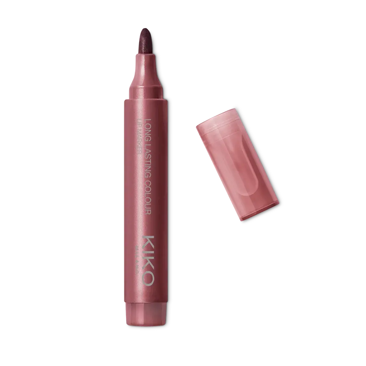 Kiko Rouge à lèvre feutre kiko long lasting colour n°107 plum - Parfum et cosmétiques authentiques en vente chez Choupinette para & parfumerie