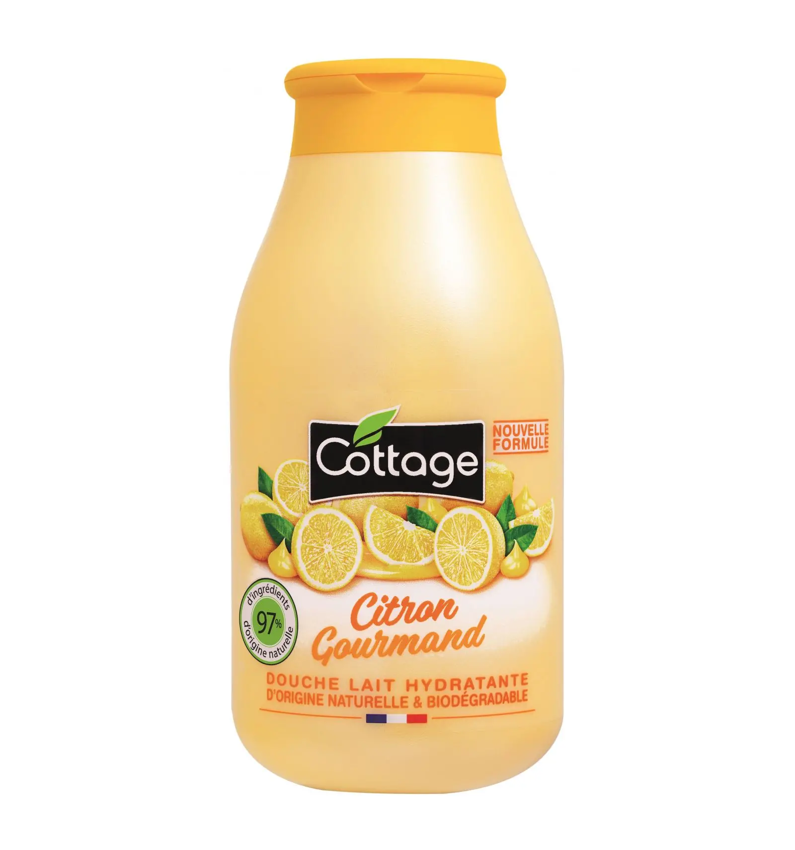 Cottage Cottage douche lait hydratante citron gourmand 250ml - Parfum et cosmétiques authentiques en vente chez Choupinette para & parfumerie
