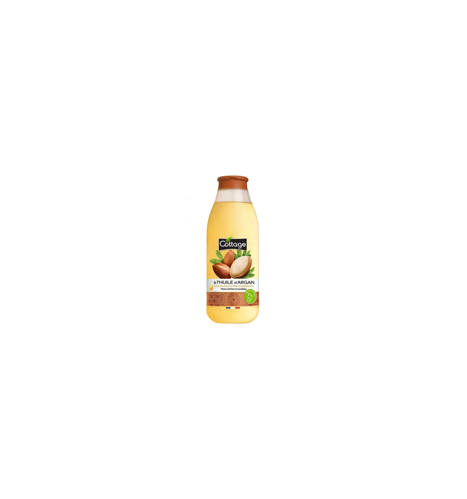 Cottage Cottage huile de douche extra nourrissante à l'huile d'argan 560ml - Parfum et cosmétiques authentiques en vente chez Choupinette para & parfumerie
