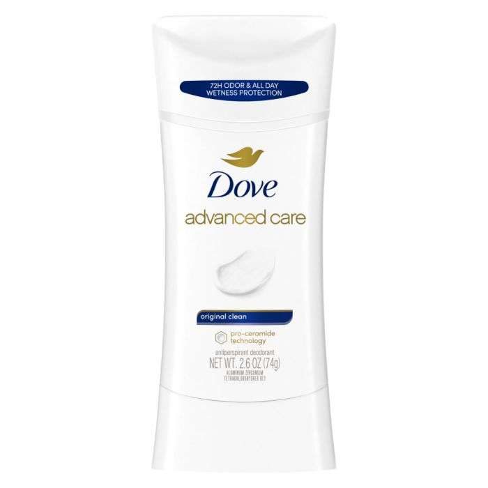 Dove Déodorant stick dove advanced care original clean 74g - Parfum et cosmétiques authentiques en vente chez Choupinette para & parfumerie