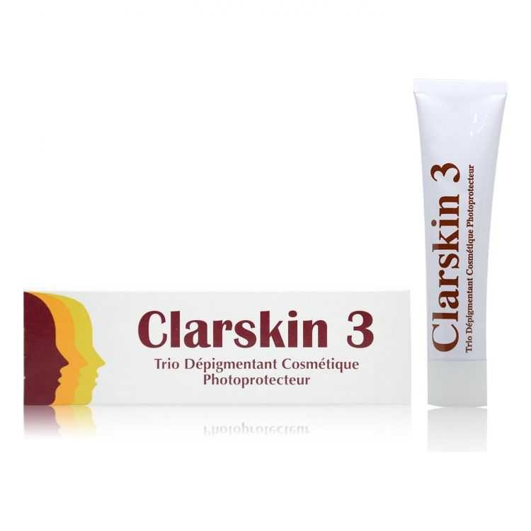 Crème éclaircissante clarskin 3 dermo soins 30ml - Derma Soin | Parfumerie & Parafumerie en ligne