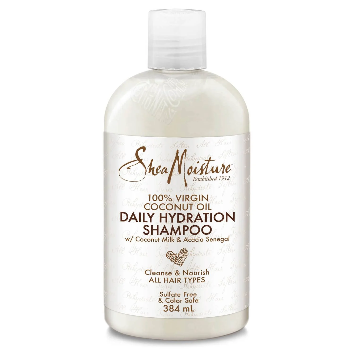 Shea moisture Shampoing shea moisture daily hydration coconut milk & acacia senegal 384ml - Parfum et cosmétiques authentiques en vente chez Choupinette para & parfumerie