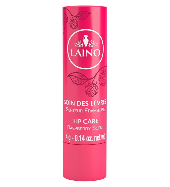 laino Baume à lèvre laino senteur framboise 4g - Parfum et cosmétiques authentiques en vente chez Choupinette para & parfumerie