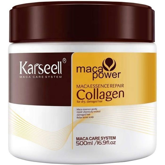 karseell Masque karseell collagen maca power 500ml - Parfum et cosmétiques authentiques en vente chez Choupinette para & parfumerie