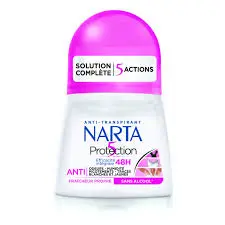 Narta Déodorant stick narta 5 protect 48h invisible 0% alcool 50ml - Parfum et cosmétiques authentiques en vente chez Choupinette para & parfumerie