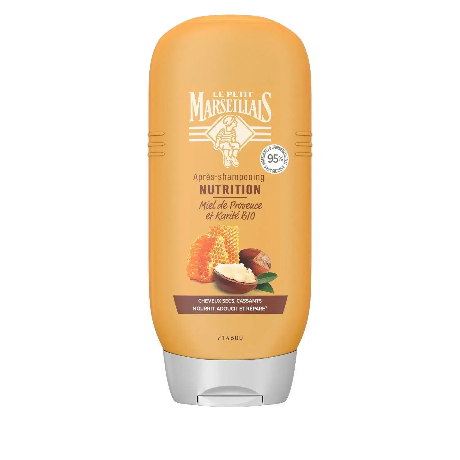 Après shampoing le petit marseillais nutrition au lait de karité et miel cheveux secs cassants 250ml - Le petit marseillais | Parfumerie & Parafumerie en ligne