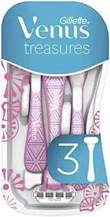 Gilette venus treasures avec aloe vera lot de 3 rasoirs - Venus | Parfumerie & Parafumerie en ligne