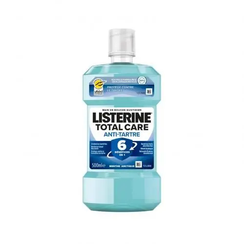 Listerine total care Anti-tartre 6 bénéfices en1 - 500ml - Listerine | Parfumerie & Parafumerie en ligne