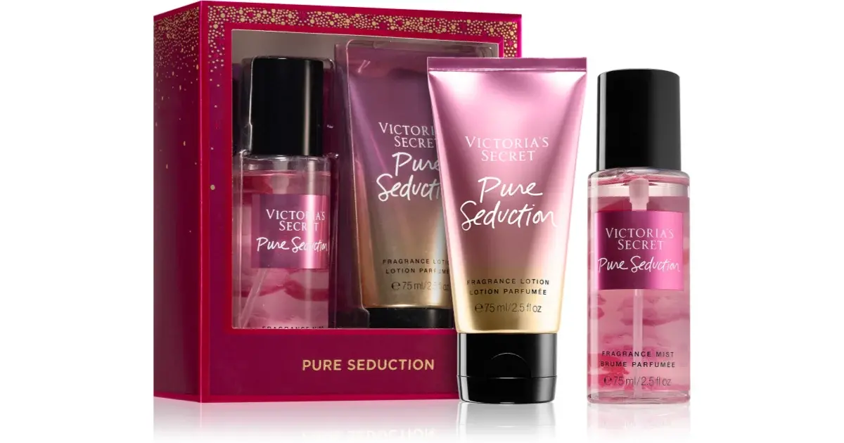 Coffret pure seduction spray corporel 75ml + crème corporelle 75ml  - Victoria's secret | Parfumerie & Parafumerie en ligne