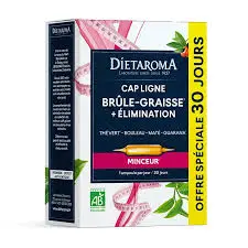 Vitamine cap ligne rûle graisse + élimination 30 ampoule/10ml  - dietaroma | Parfumerie & Parafumerie en ligne