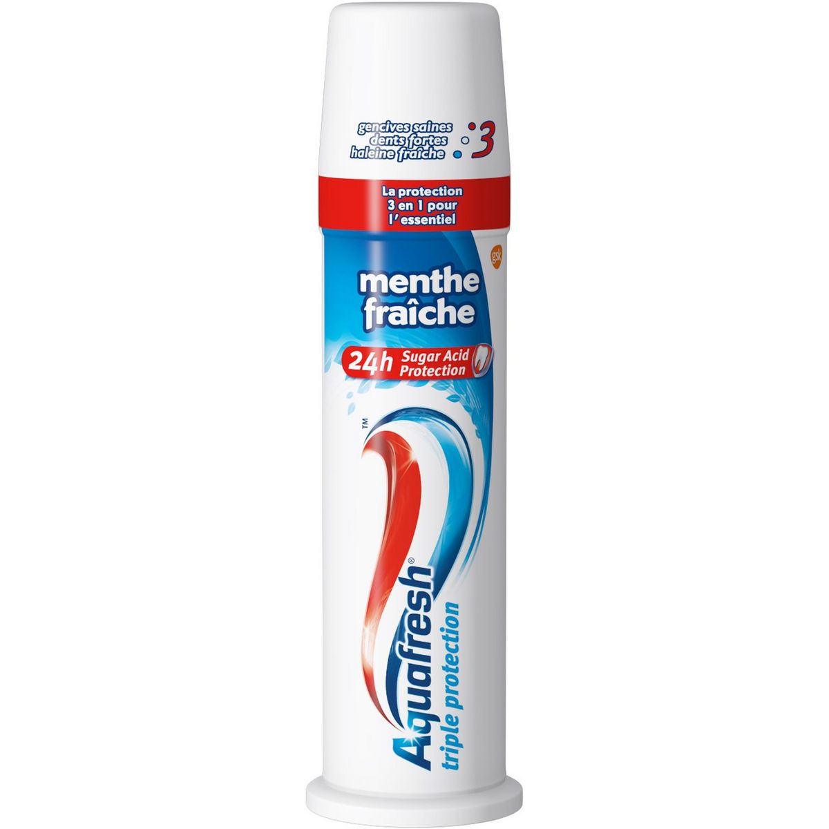dentifrice aquafresh 3 in 1 active fresh with menthol 100ml - Aquafresh | Parfumerie & Parafumerie en ligne