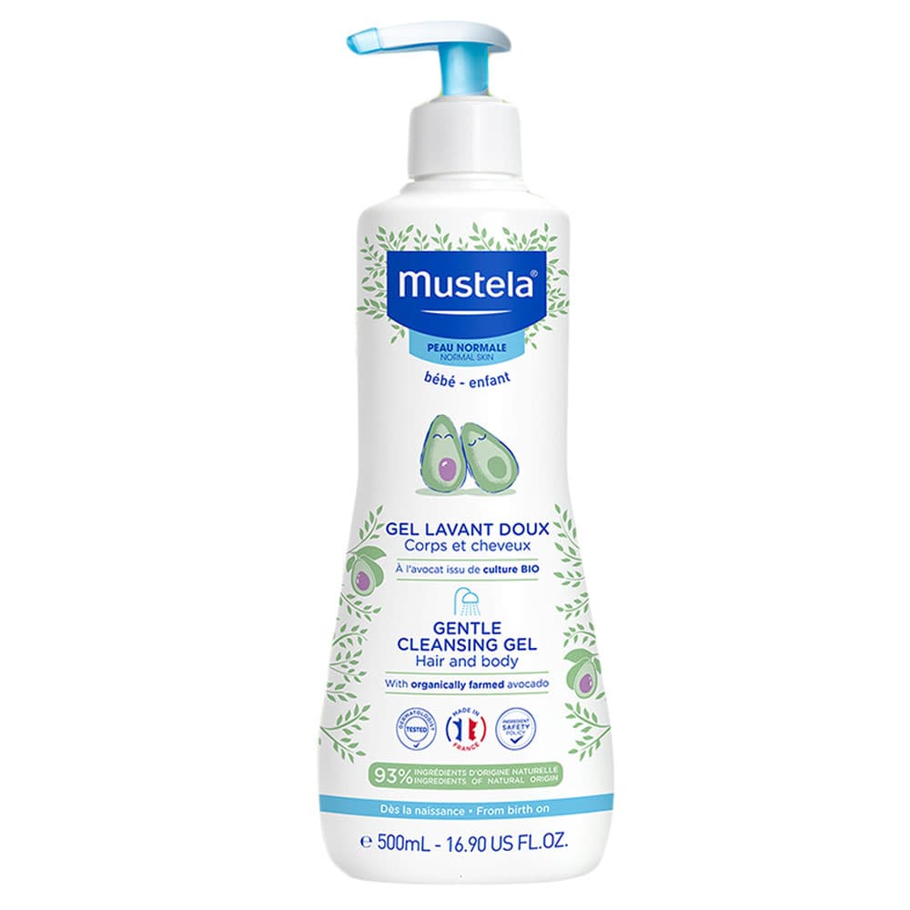 Mustela 2 en 1 gel nettoyant à l'avocat 500ml - Mustela | Parfumerie & Parafumerie en ligne