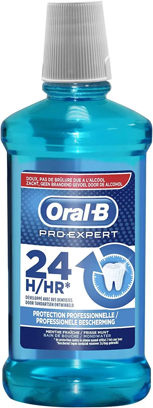 Oral-b pro-expert bain de bouche protection professionnelle 500 ml - Oral-B | Parfumerie & Parafumerie en ligne