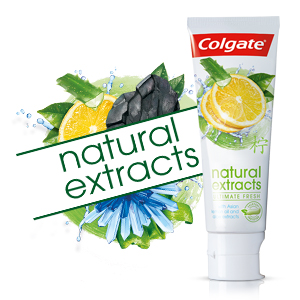 Colgate Dentifrice Natural Extracts, Citron et Aloe Vera, Blancheur et Fraîcheur, 75ml - Colgate | Parfumerie & Parafumerie en ligne