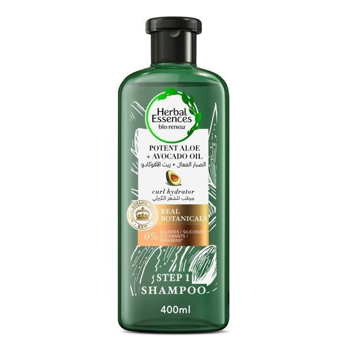Shampoing herbal essences potent aloe + avocado oil 400ml  - Herbal Essences | Parfumerie & Parafumerie en ligne