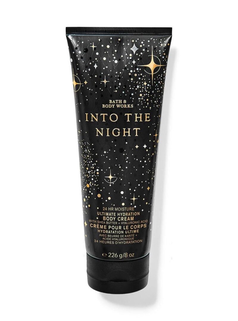 Bath & Body Works Crème pour le corps into the night bath&body works 24h d'hydratation 226g  - Parfum et cosmétiques authentiques en vente chez Choupinette para & parfumerie
