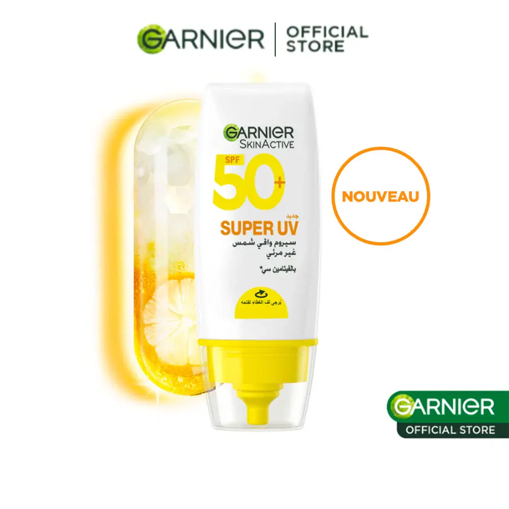 Écran solaire super uv vitamine c air lock invisible garnier spf50+30ml - Garnier | Parfumerie & Parafumerie en ligne