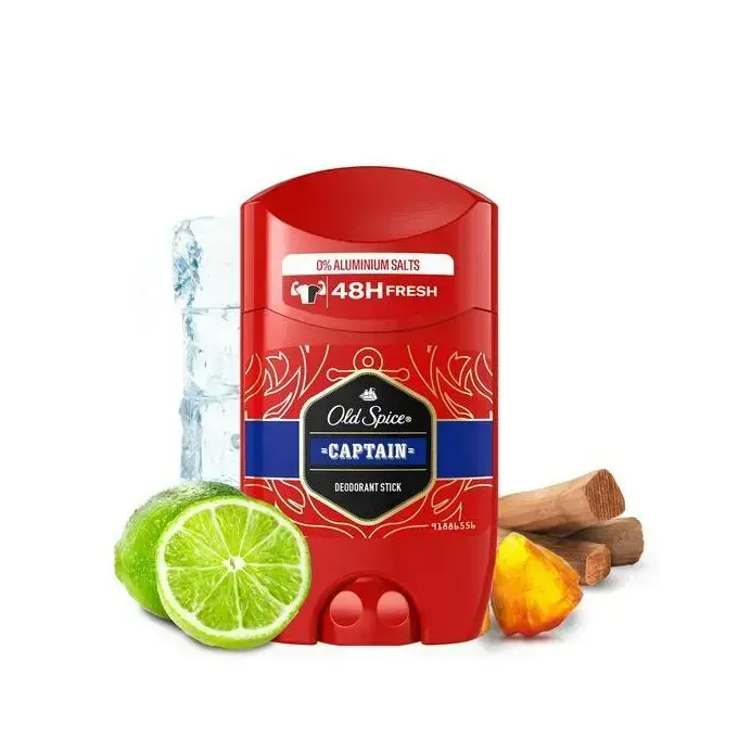Old Spice Déodorant stick captain scent of fierce ocean old spice 0% aluminium 50ml - Parfum et cosmétiques authentiques en vente chez Choupinette para & parfumerie