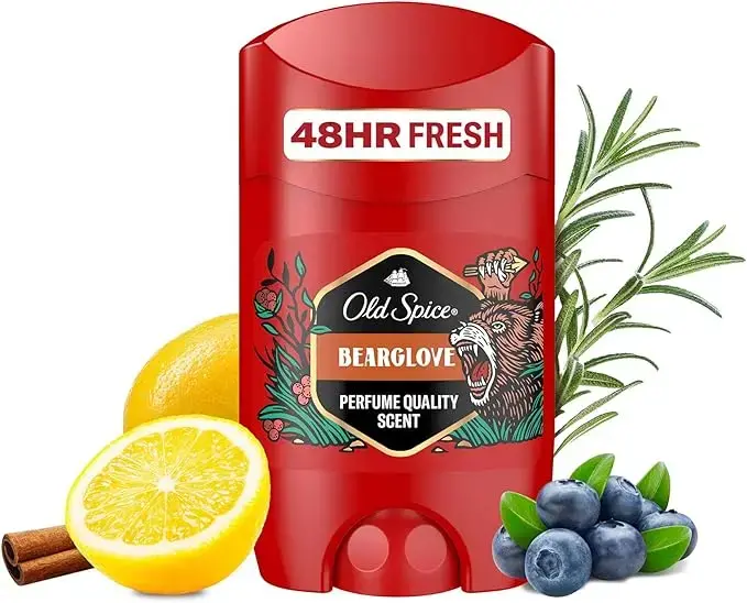 Déodorant stick bearglove scent of juicy berries old spice 0% aluminium 50ml - Old Spice | Parfumerie & Parafumerie en ligne