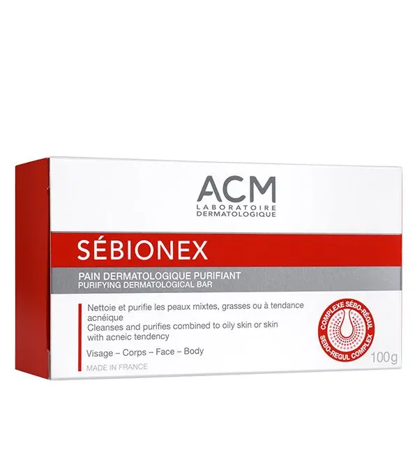 Sabon sébionex acm peaux mixte à grasses ou à tendance acnéique 100g - ACM | Parfumerie & Parafumerie en ligne