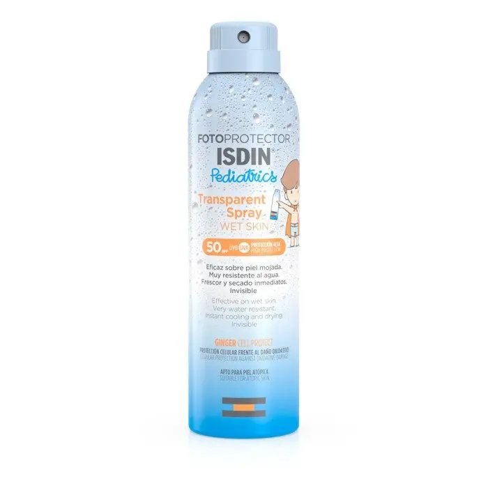 ISDIN Spray fotoprotector isdin pediatrics spf 50 250ml - Parfum et cosmétiques authentiques en vente chez Choupinette para & parfumerie