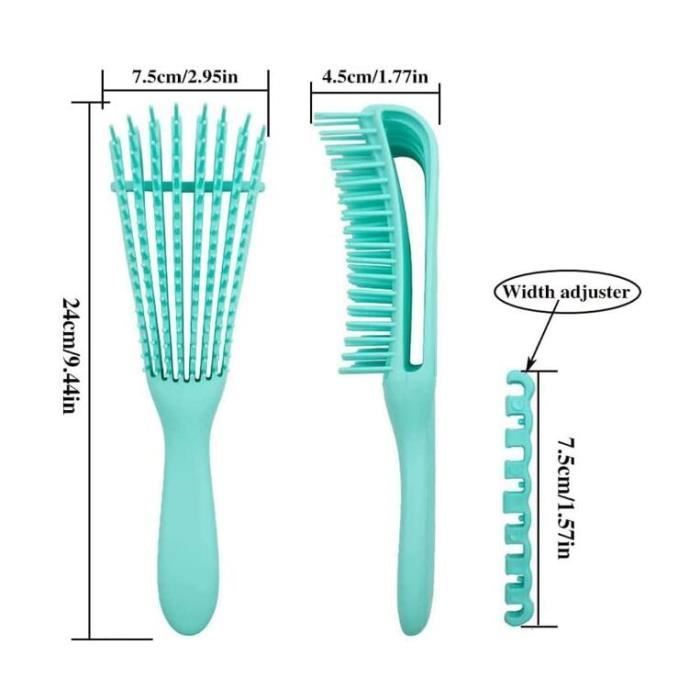 Brosse cheveux bouclés ajustable en silicone -   | Parfumerie & Parafumerie en ligne