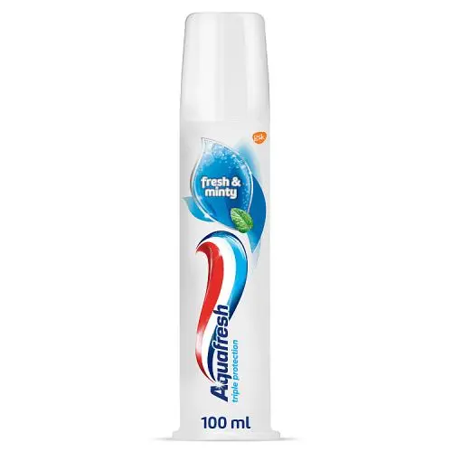 Dentifrice aquafresh triple protection fresh&minty tube 100ml - Aquafresh | Parfumerie & Parafumerie en ligne