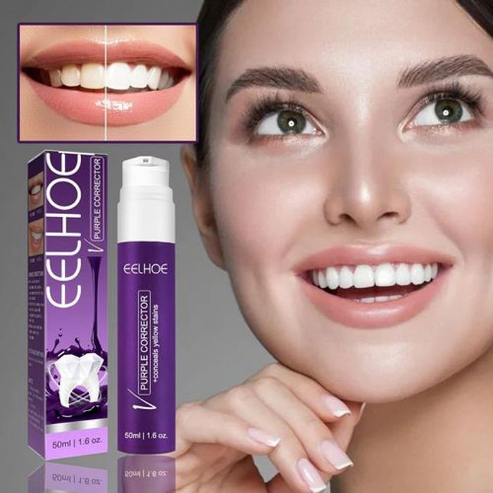 Dentifrice blancheur purple corrector eelhoe 50ml - EELHOE | Parfumerie & Parafumerie en ligne