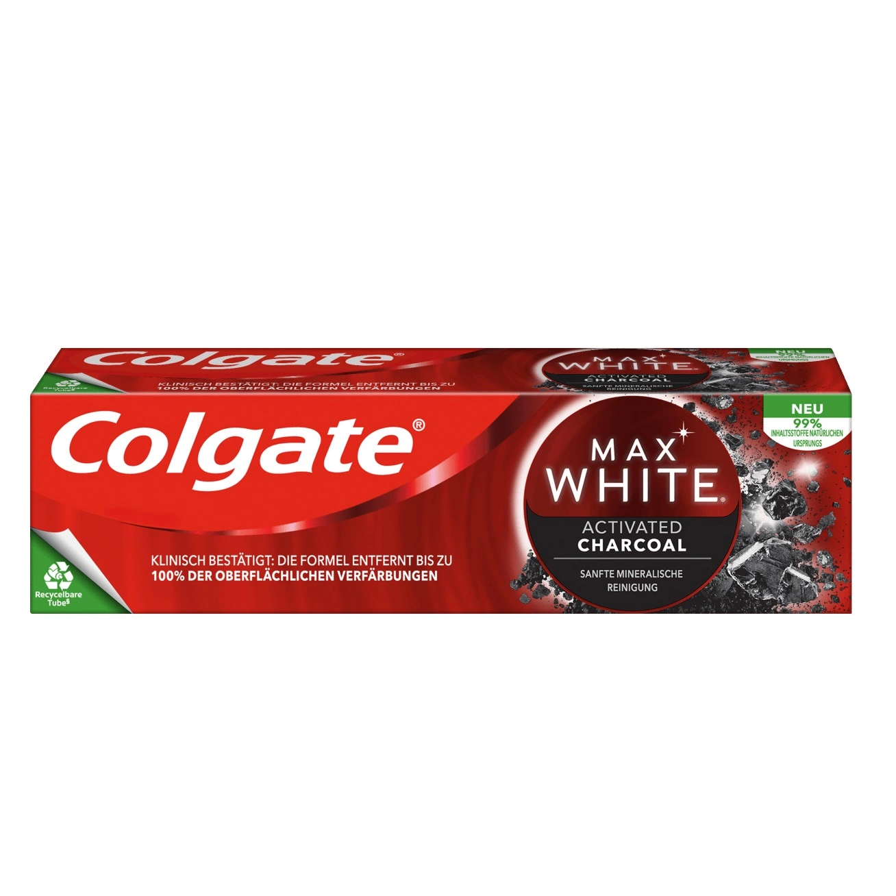  Dentifrice Colgate Max White Carbon blanchissant 75 ml - Colgate | Parfumerie & Parafumerie en ligne