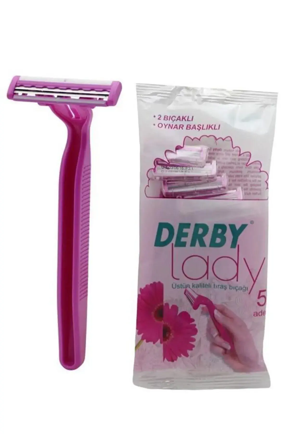 Rasoirs derby lady 2 lames lots de 5 rasoirs - Derby | Parfumerie & Parafumerie en ligne