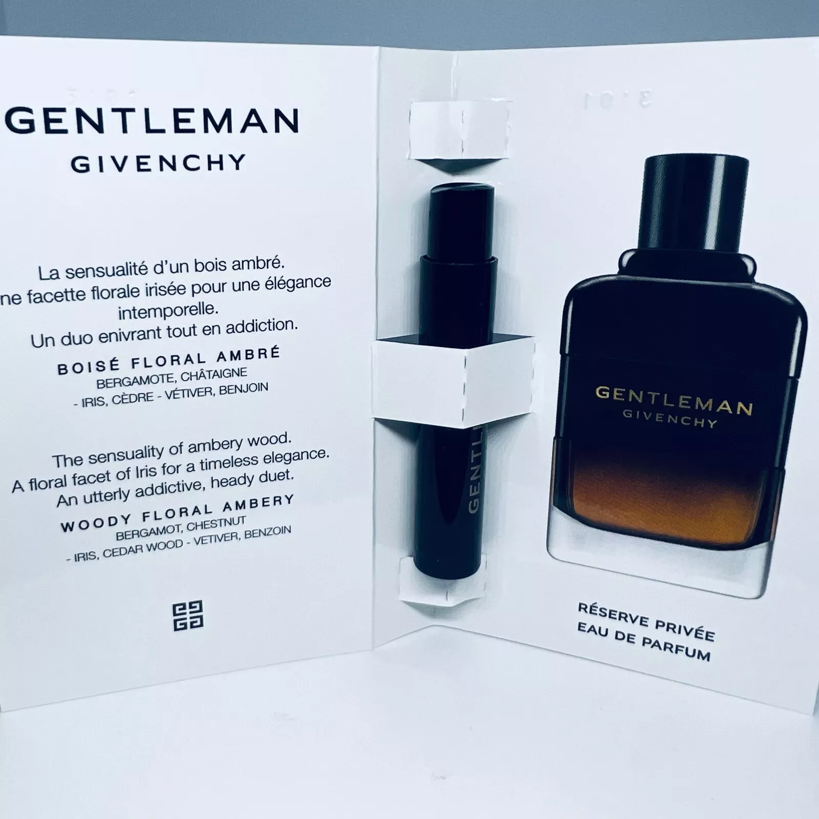 Échantillon parfum gentleman givenchy eau de parfum réserve privée 1ml - Givenchy | Parfumerie & Parafumerie en ligne