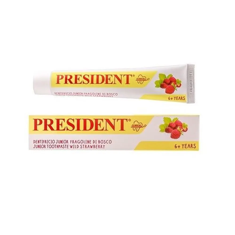 dentifrice president junior 6ans + fraise 50ml - PRESIDENT | Parfumerie & Parafumerie en ligne