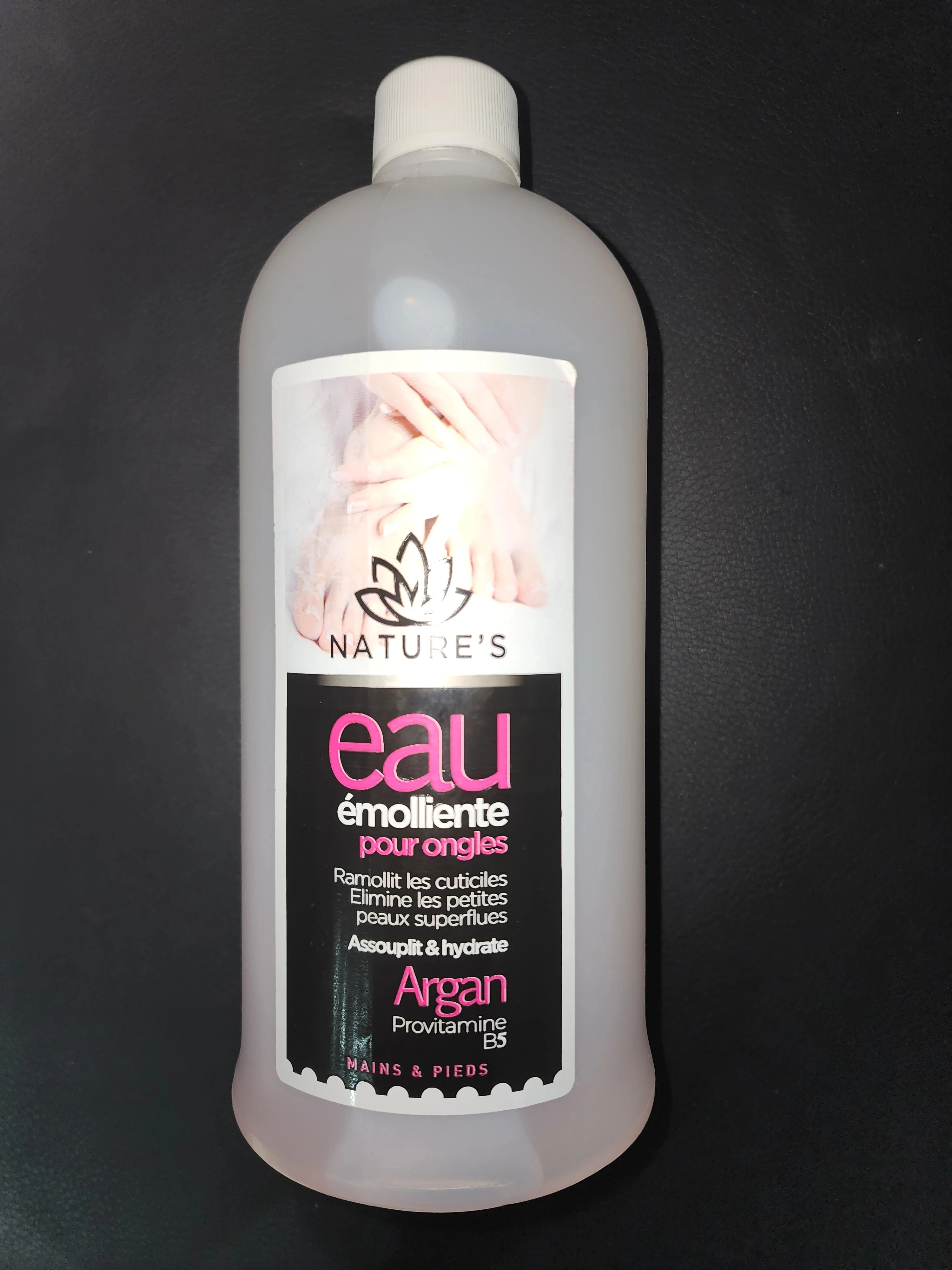 eau émolliente pour ongles nature's argan et provitamine B5 1l - nature's | Parfumerie & Parafumerie en ligne