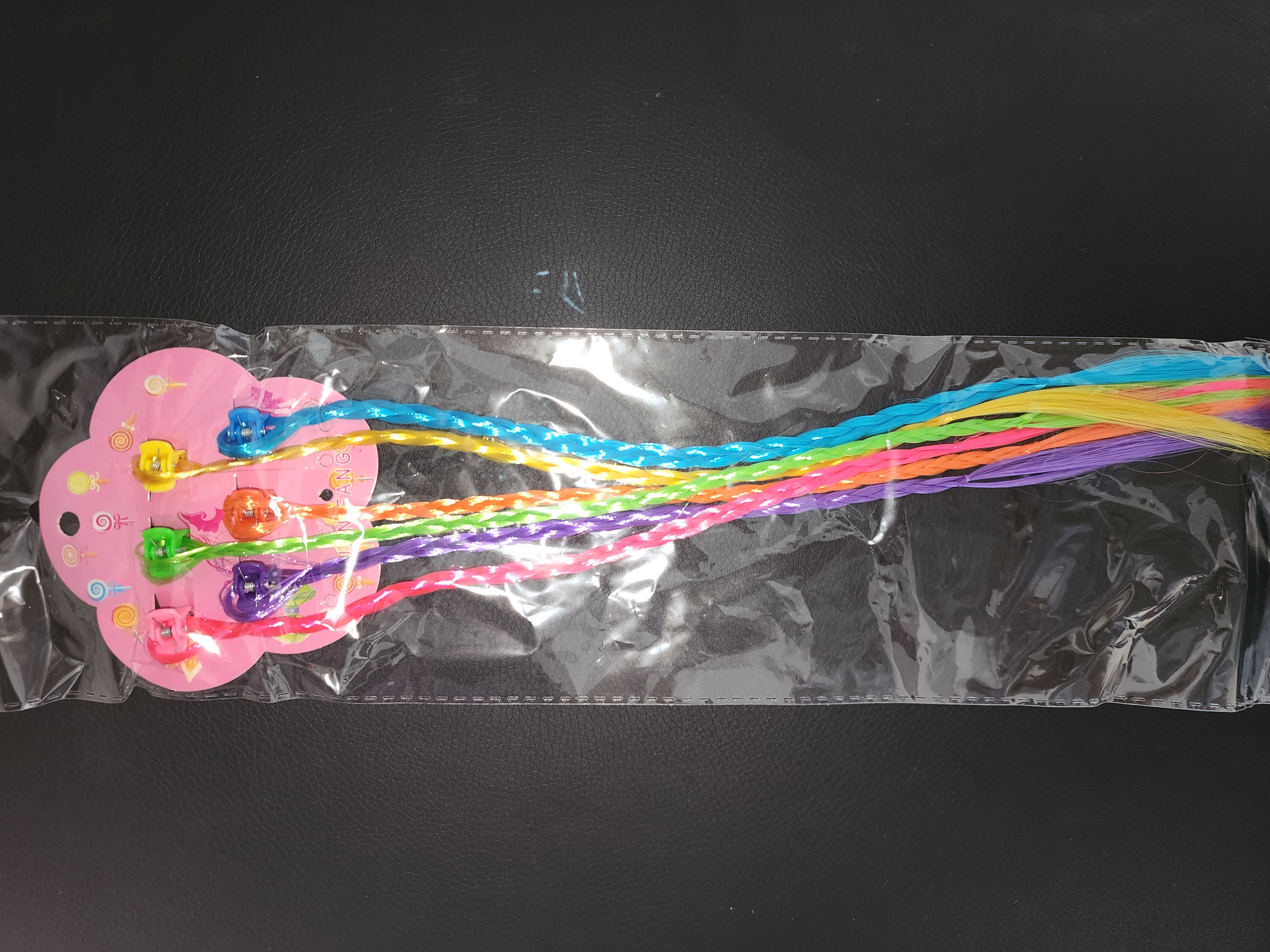 6 petits pinces à cheveux avec tresse en couleurs -   | Parfumerie & Parafumerie en ligne