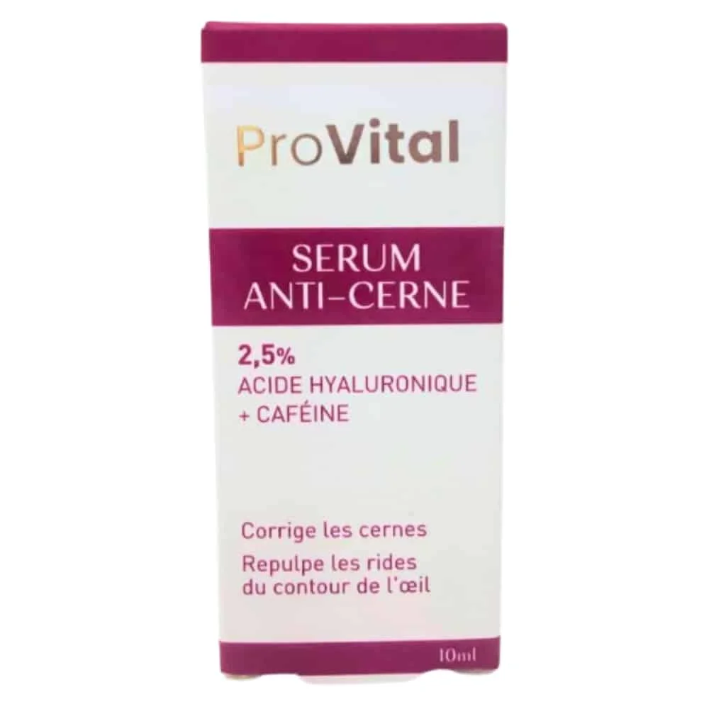sérum anti cerne provital 2,5% acide hyaluronique 10ml - provital | Parfumerie & Parafumerie en ligne